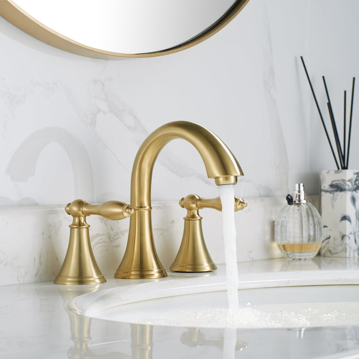 AF-007-GD Widespread Bathroom Faucet