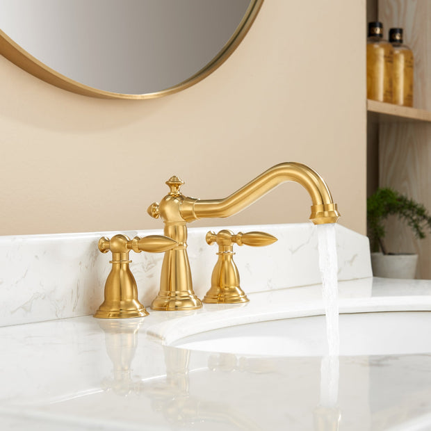 AF-006-GD Widespread Bathroom Faucet