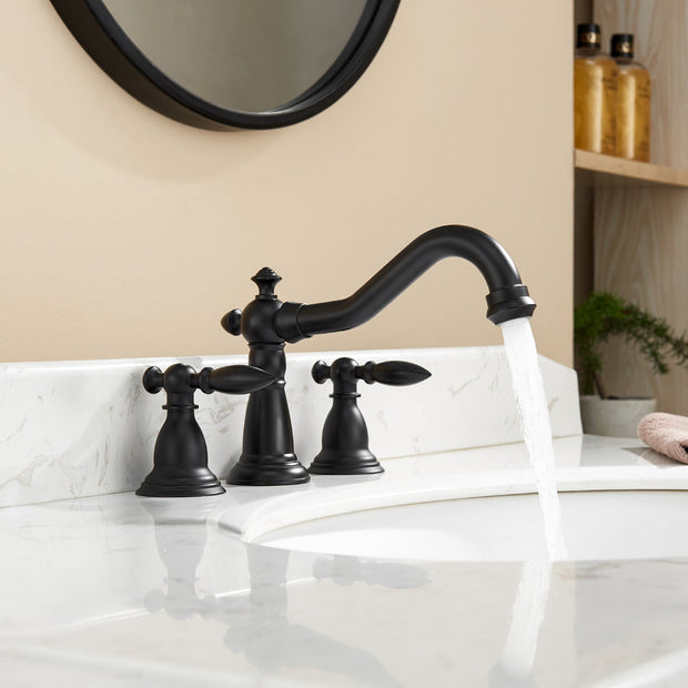 AF-006-BL Widespread Bathroom Faucet