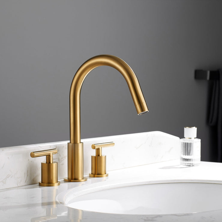 AF-010-GD Widespread Bathroom Faucet