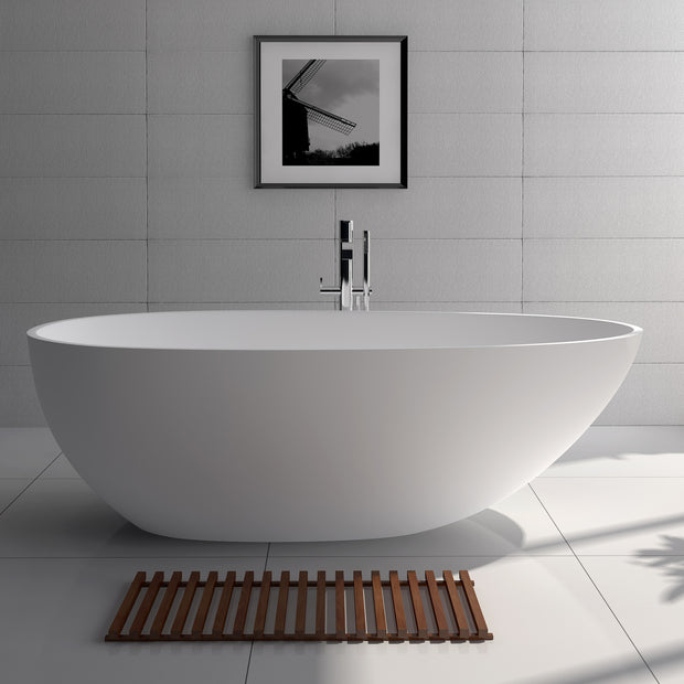 SW-105S Oval Freestanding Bathtub Shown