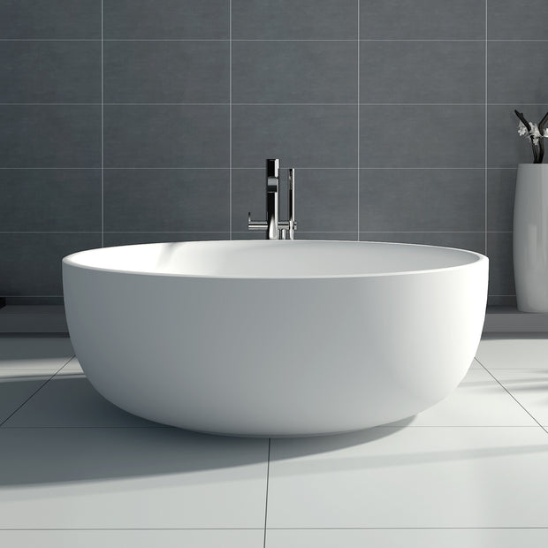 SW-141L Round Freestanding Bathtub Shown