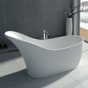 SW-137W Slippered Freestanding Bathtub Shown