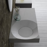 DW-118 Rectangular Wall Mounted Sink Shown