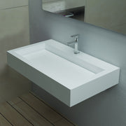 DW-121 Rectangular Wall Mounted Sink Shown