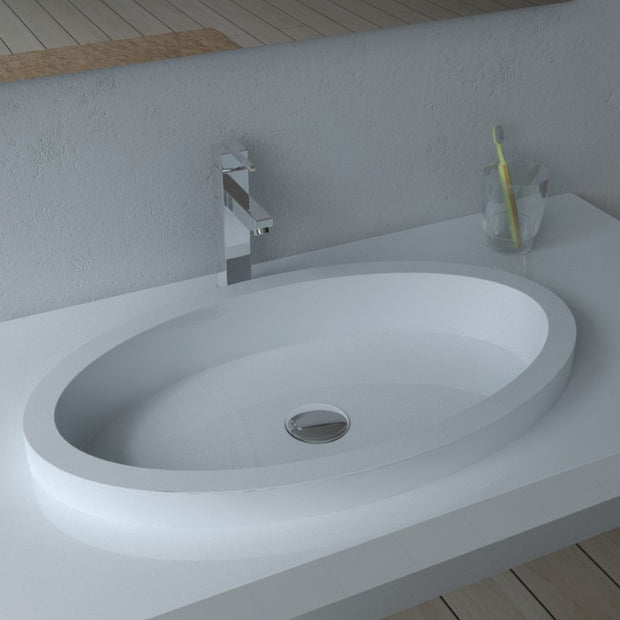 DW-125 Rectangular Wall Mounted Sink Shown