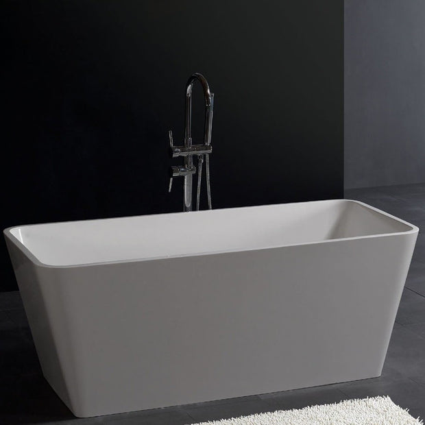 SW-103L Rectangular Freestanding Bathtub Shown