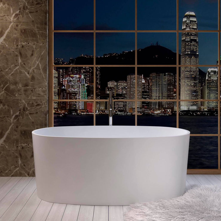 SW-108 Oval Freestanding Bathtub Shown